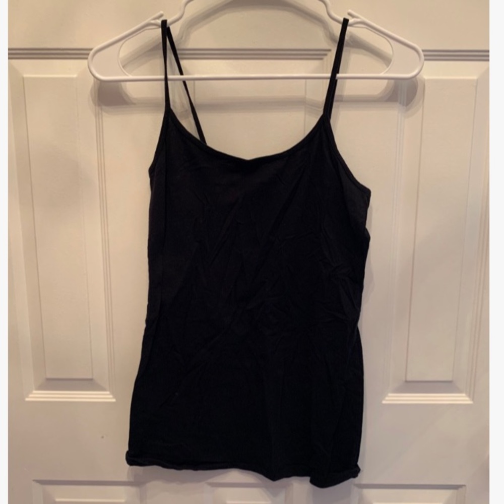 Plain Black Tank Top
